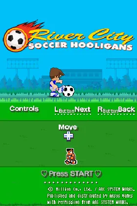 River City - Soccer Hooligans (USA) screen shot game playing
